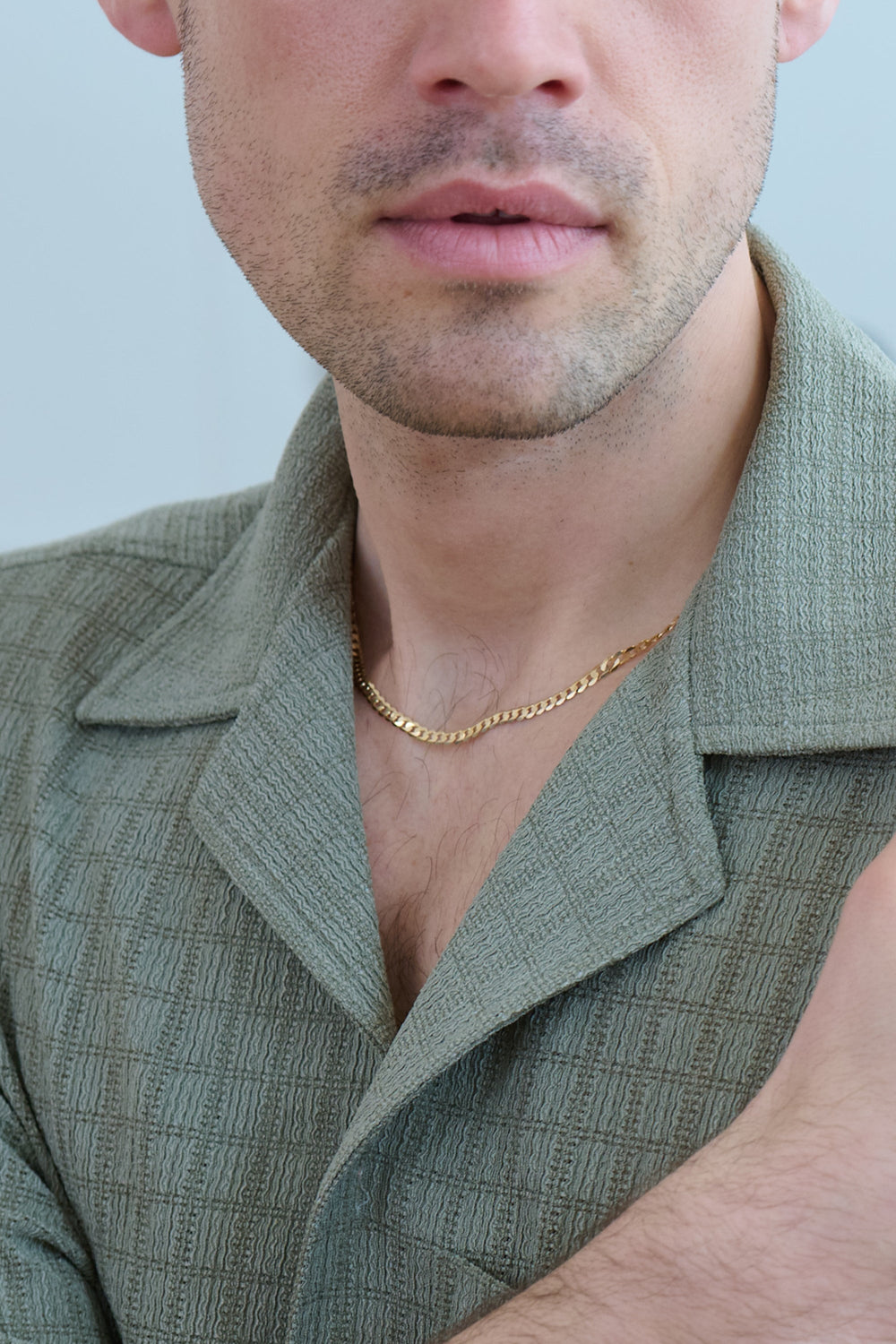 9ct Yellow Gold Solid Curb Chain Necklace (3.75mm) 18 inch-1