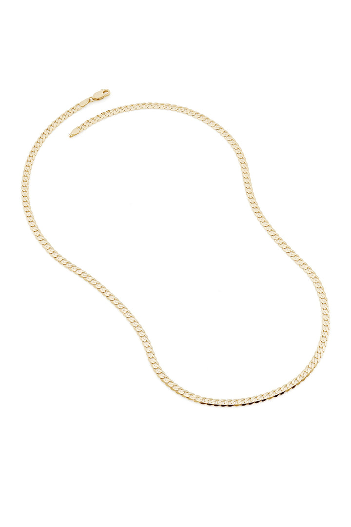 9ct Yellow Gold Solid Curb Chain Necklace (3.75mm) 20 inch-3