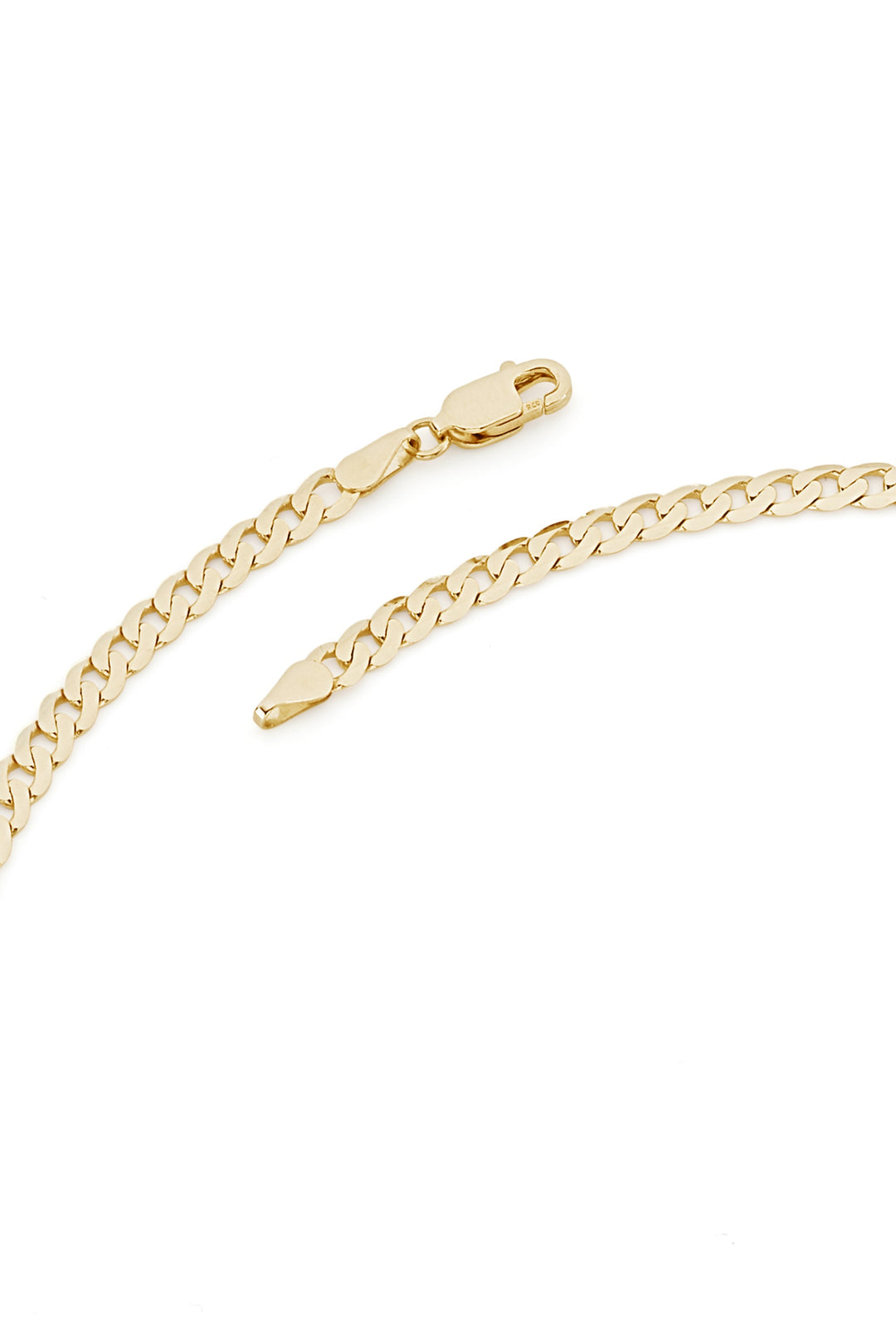 9ct Yellow Gold Solid Curb Chain Necklace (3.75mm) 20 inch-4