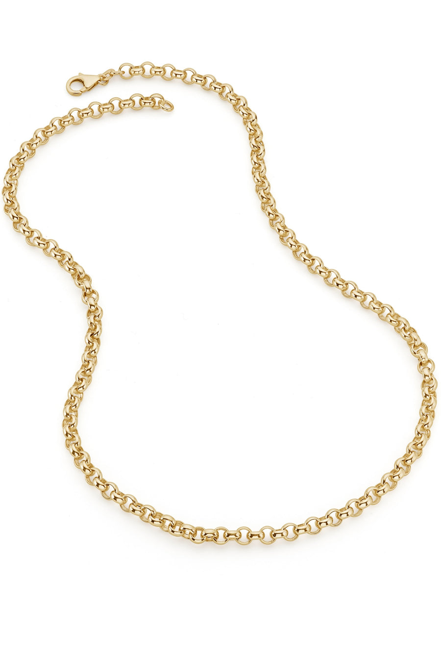 9ct Yellow Gold Rolo Chain Necklace (5mm) 18 inch-0