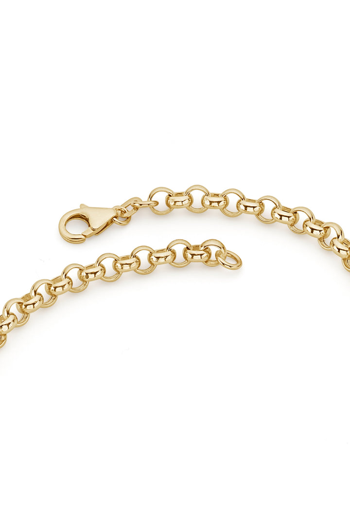 9ct Yellow Gold Rolo Chain Necklace (5mm) 18 inch-4