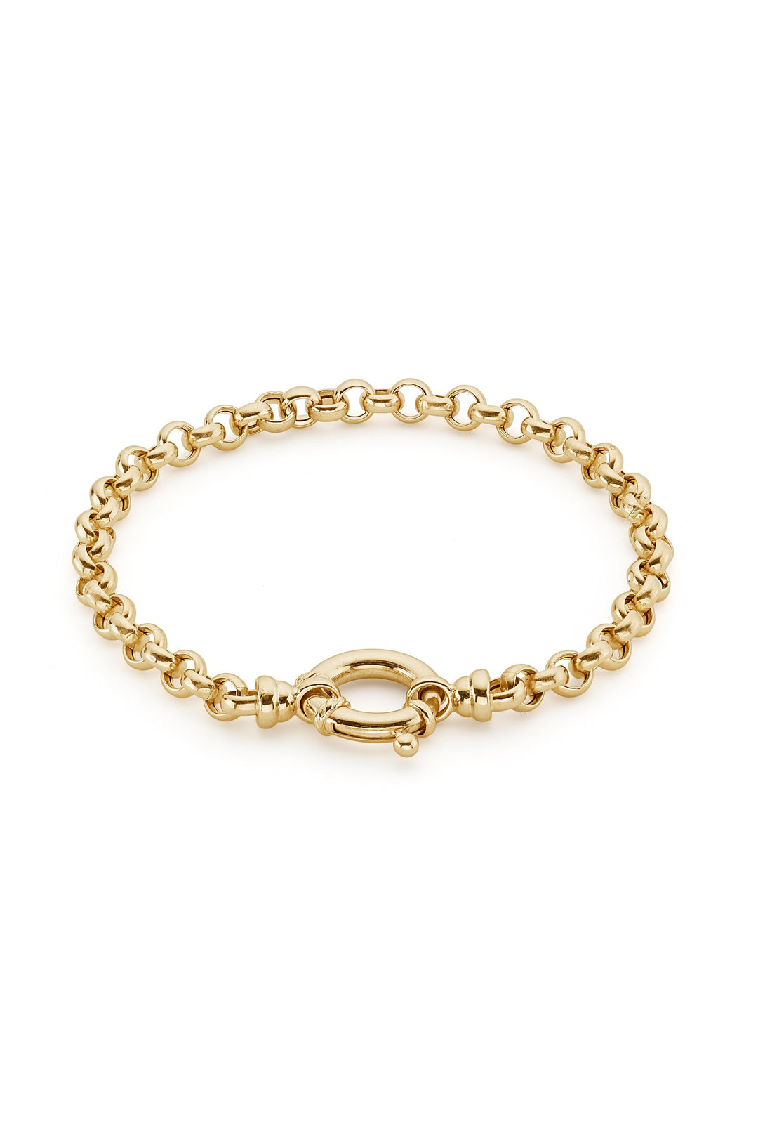 9ct Yellow Gold Rolo Chain Bracelet (5mm) 7 inch-2