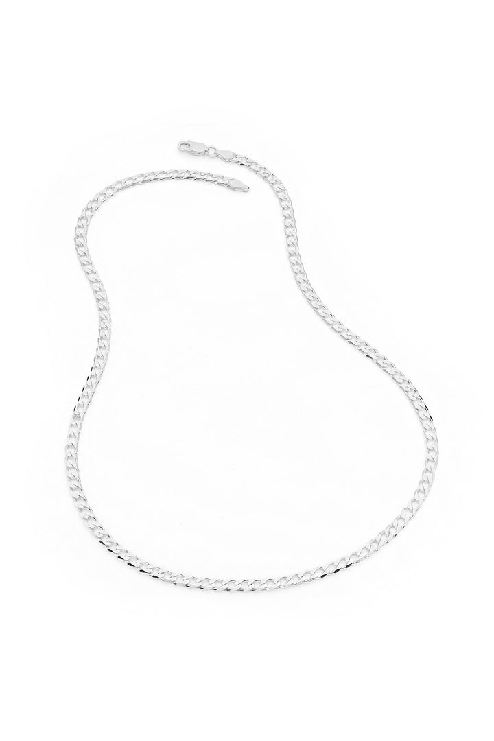 Sterling Silver Curb Chain (4.3mm) Necklace 20 inch-2