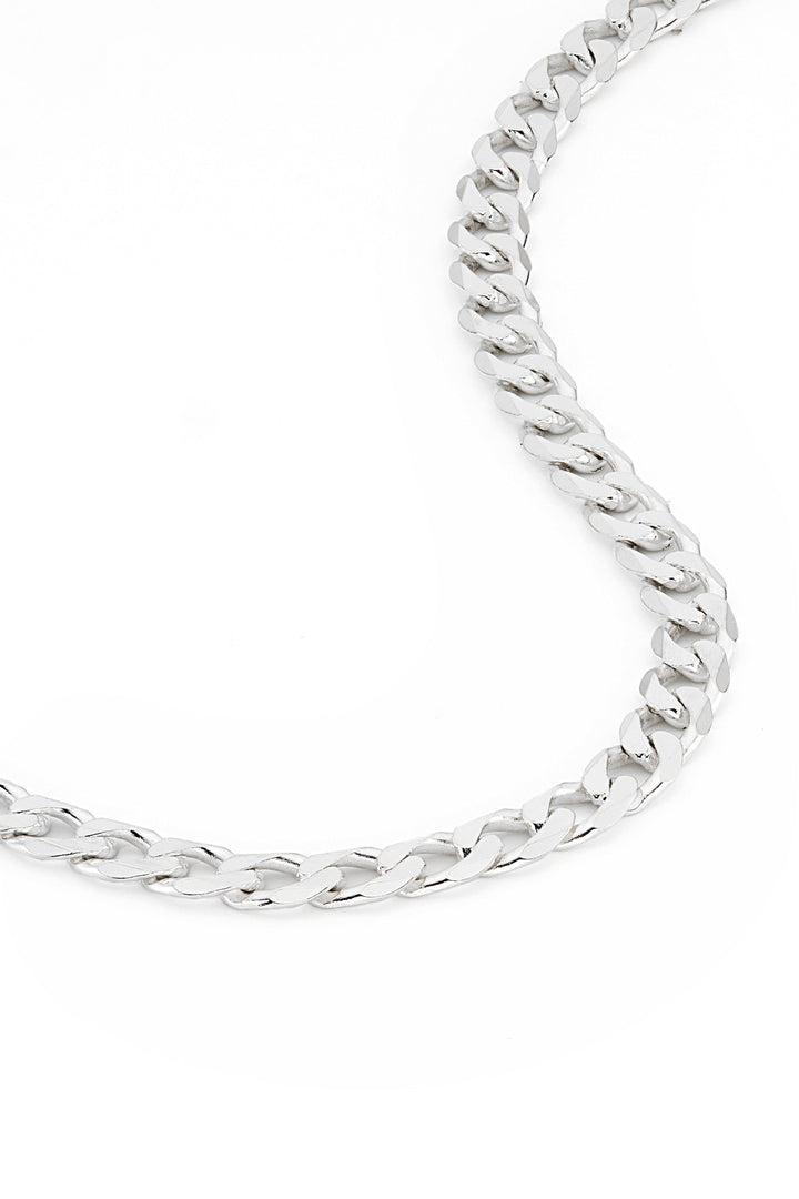 Sterling Silver Curb Chain (4.3mm) Necklace 24 inch-0
