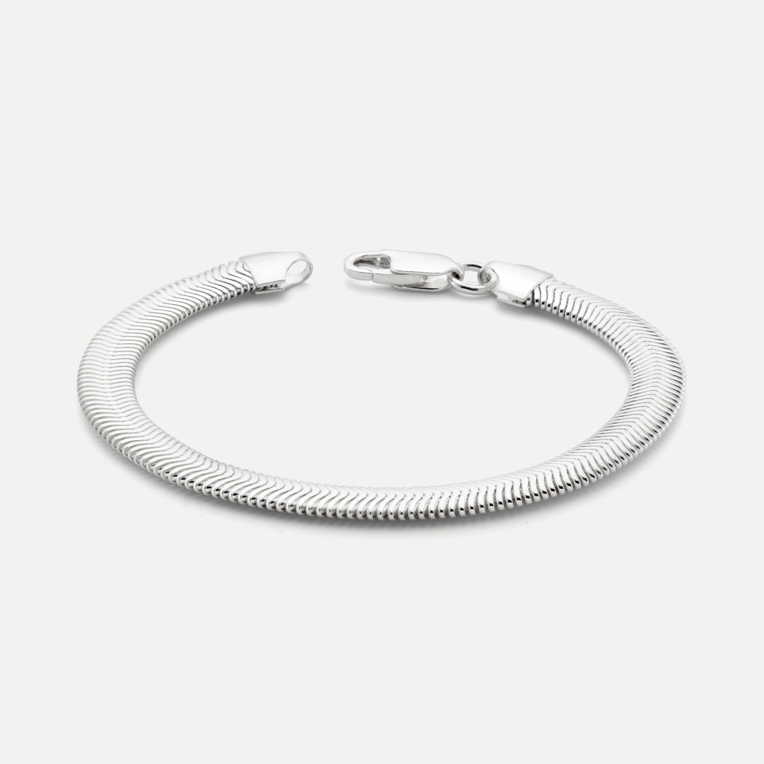 Sterling Silver Snake Chain Bracelet 7 inch