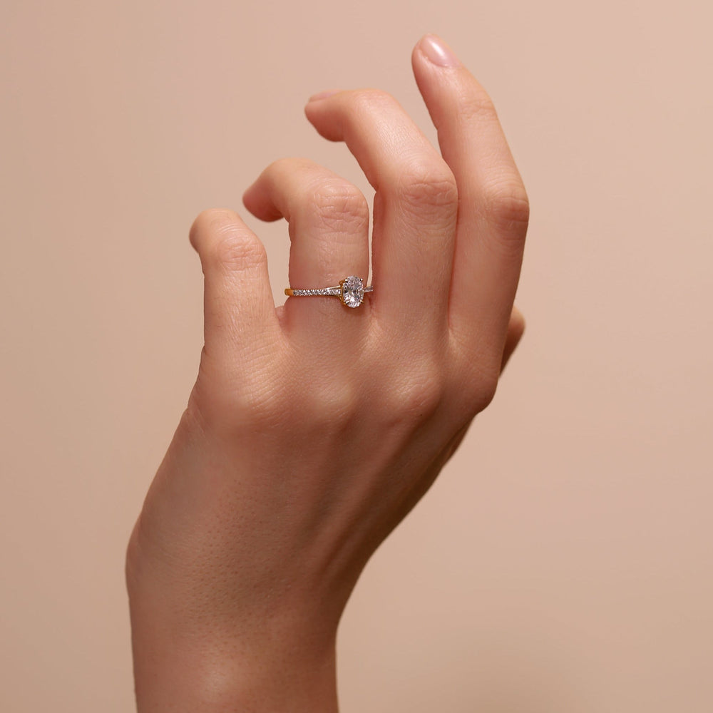 Elena | 9ct Yellow Gold 0.75ct tw Lab Grown Diamond Ring