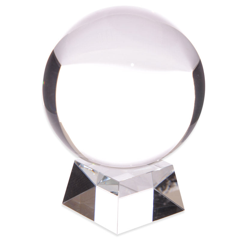 Crystal Ball with Glass Stand & Gift Box 14cm BALL04