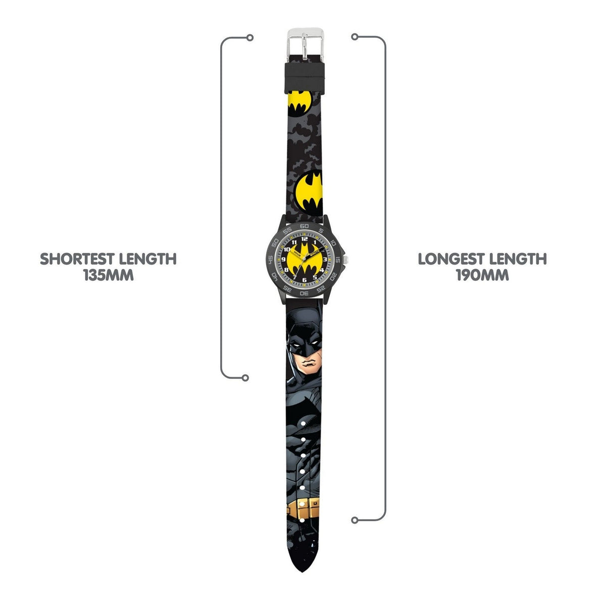 Dc Batman Time Teacher Yellow Watch BAT9504