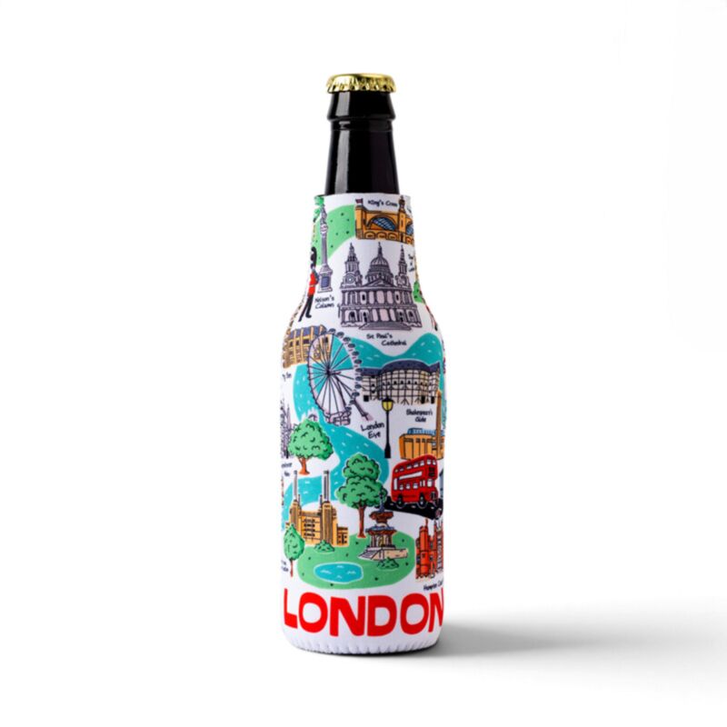 London Souvenir Neoprene Bottle Cooler Sleeve BCOOL01