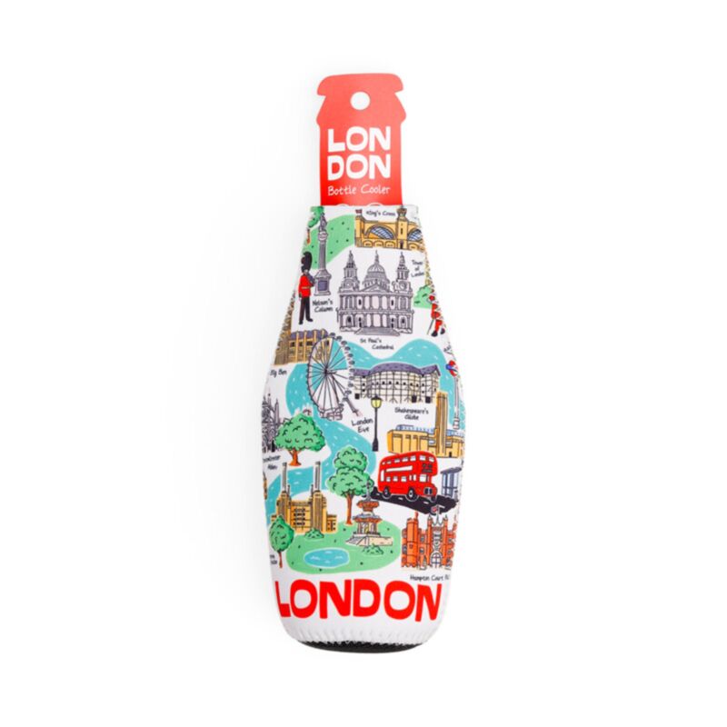 London Souvenir Neoprene Bottle Cooler Sleeve BCOOL01
