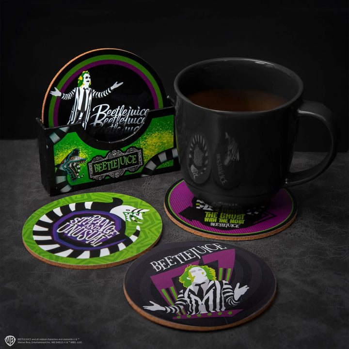 Set Of 4 Beetlejuice Coasters CR4140