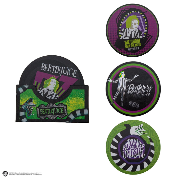 Set Of 4 Beetlejuice Coasters CR4140