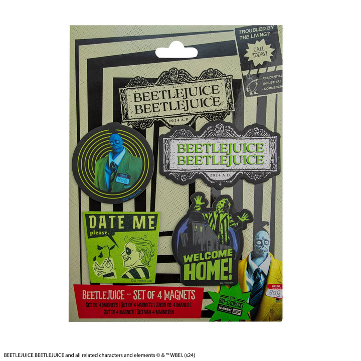 Set Of 4 Beetlejuice Magnets CR5840