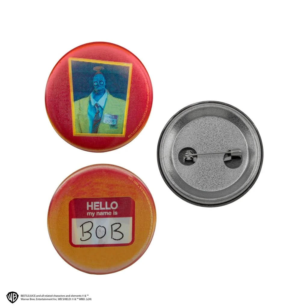 Set Of 6 Beetlejuice Lenticular Badges CR3240