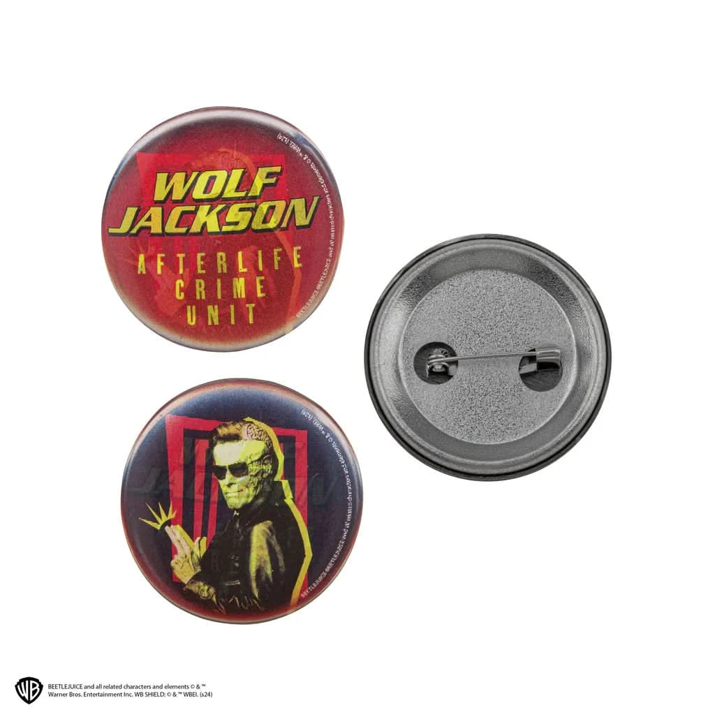 Set Of 6 Beetlejuice Lenticular Badges CR3240