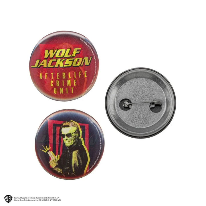 Set Of 6 Beetlejuice Lenticular Badges CR3240
