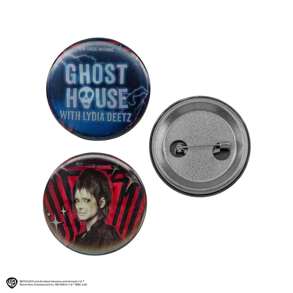 Set Of 6 Beetlejuice Lenticular Badges CR3240