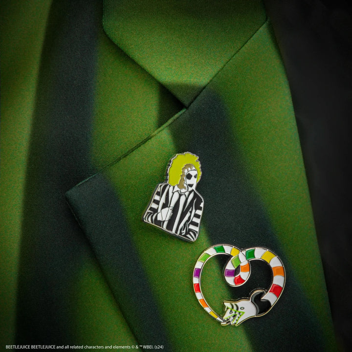 Set Of 2 Beetlejuice And Sandworm Pins CR3241