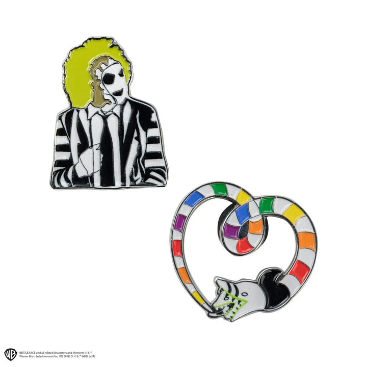 Set Of 2 Beetlejuice And Sandworm Pins CR3241