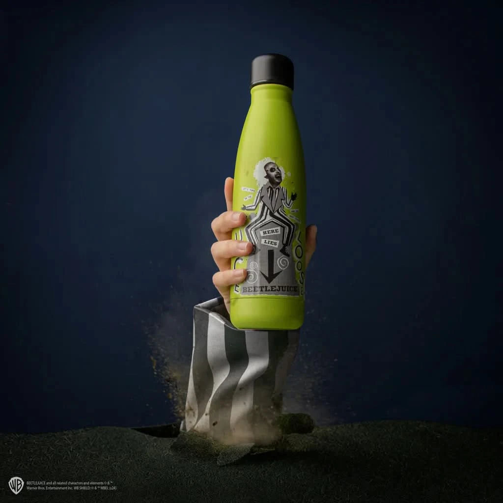 Here Lies Beetlejuice Insulated Water Bottle CR4040