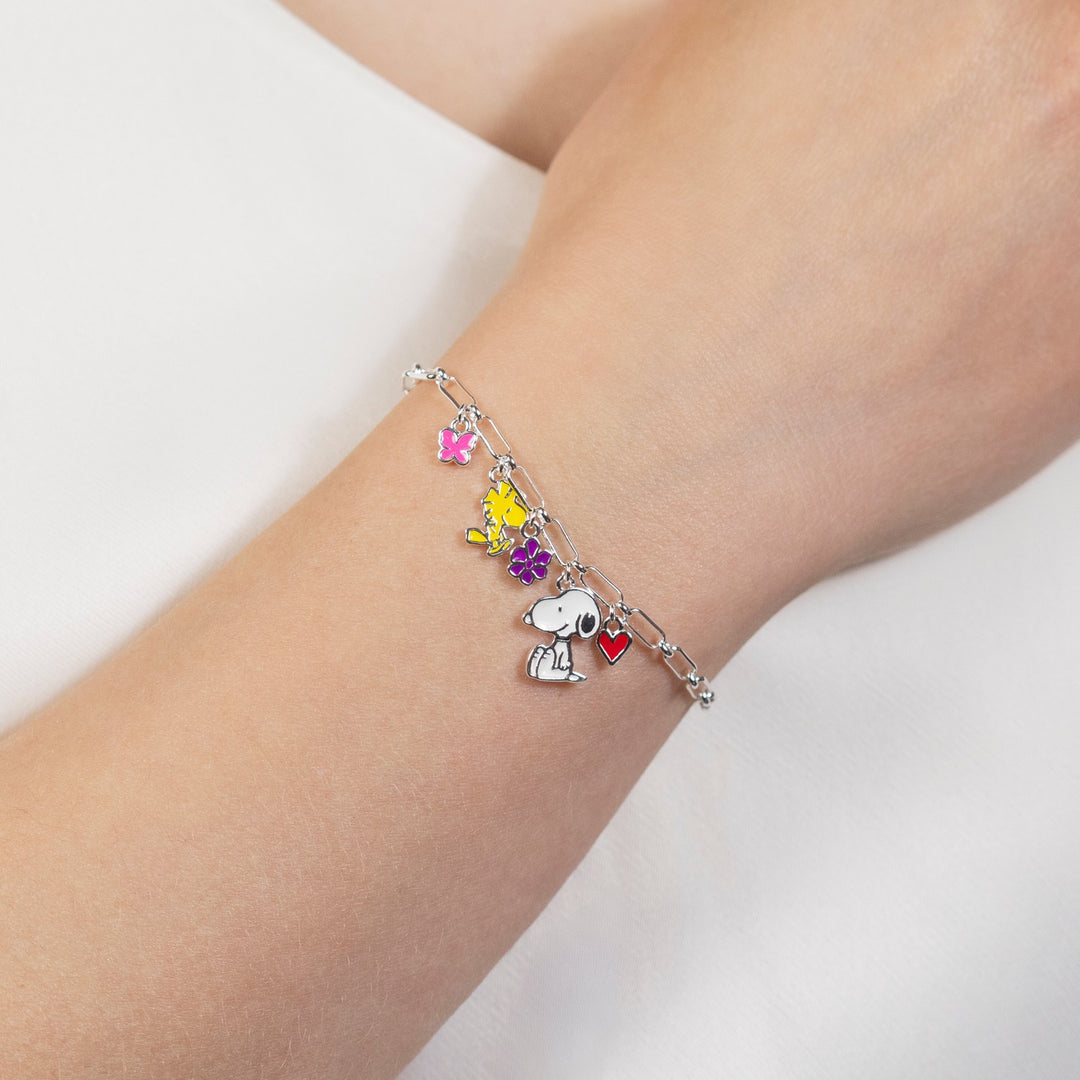 Peanuts Snoopy Friendship Charm Bracelet BF00673SL.PH
