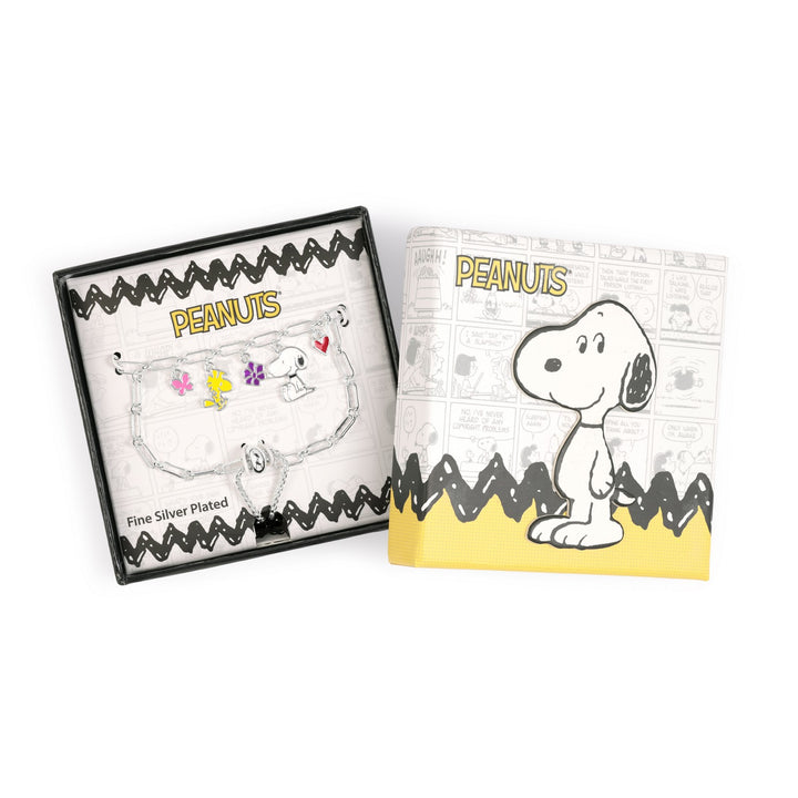 Peanuts Snoopy Friendship Charm Bracelet BF00673SL.PH