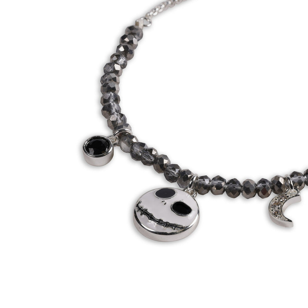Collectable Nightmare Before Christmas Brass Jack Charm Beaded Lariat Bracelet BF00778SZML PH