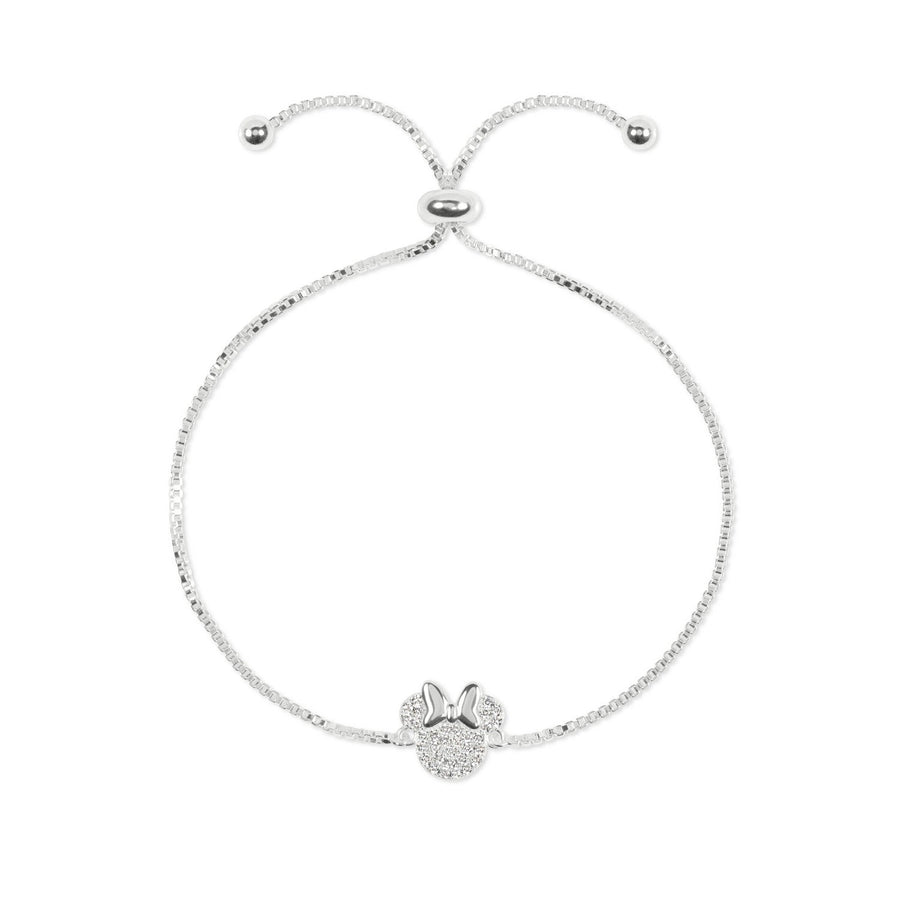 Disney Mickey & Minnie Mouse Crystal Lariat Bracelet BF00792SZWL PH