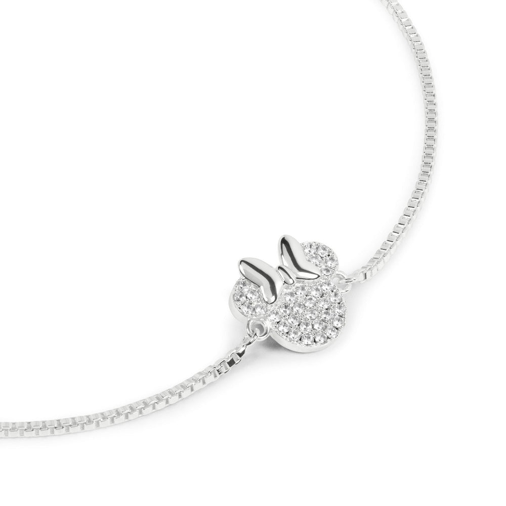 Disney Mickey & Minnie Mouse Crystal Lariat Bracelet BF00792SZWL PH