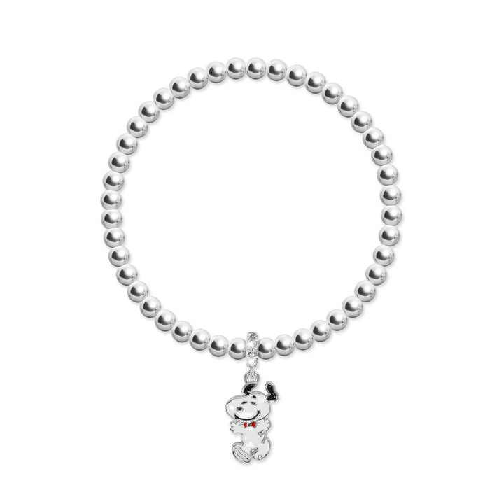 Snoopy Charm Silver Beads Bracelet BF00795SRWL.PH