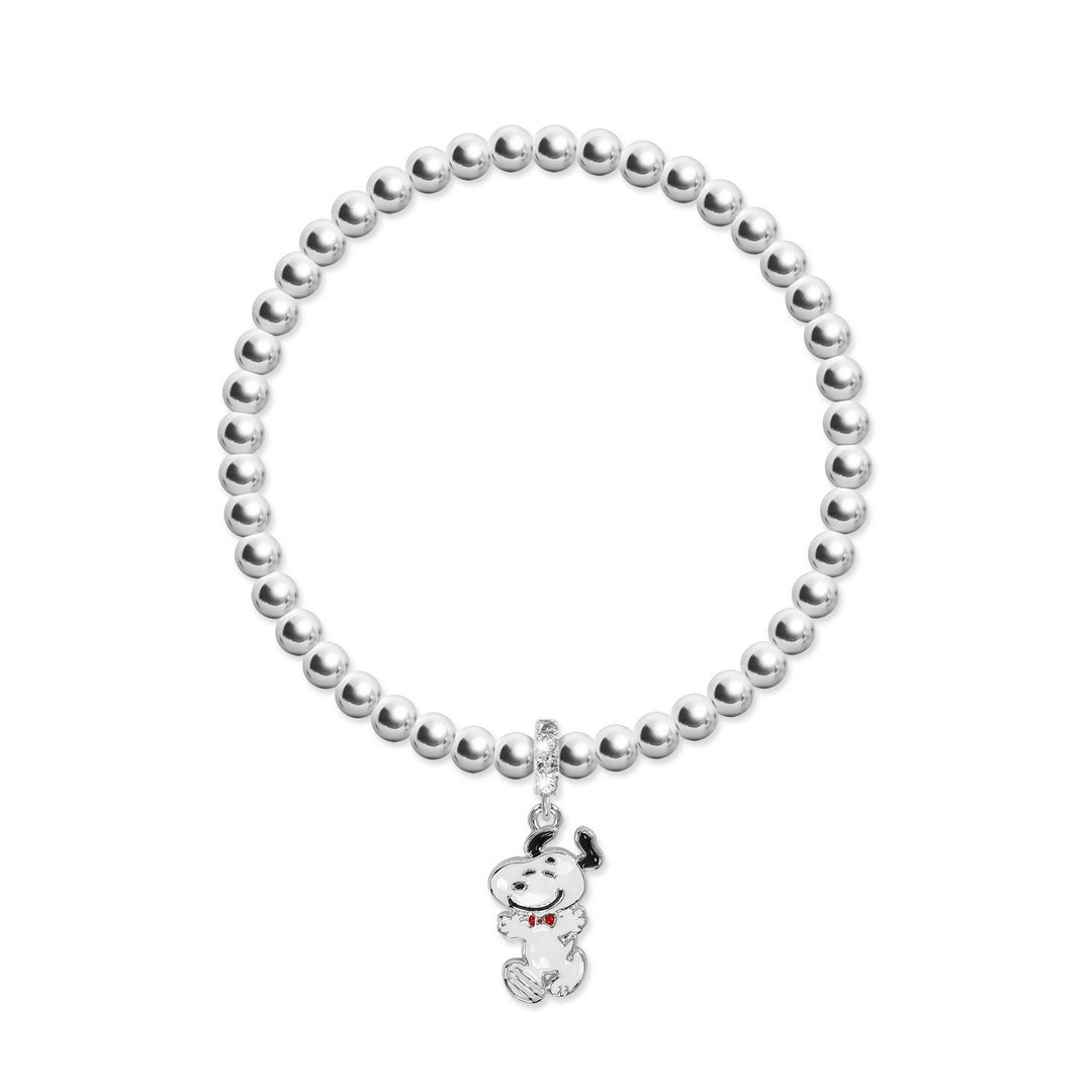 Collectable Peanuts Snoopy Charm Silver Beads Sterling Bracelet BF00795SRWL.PH