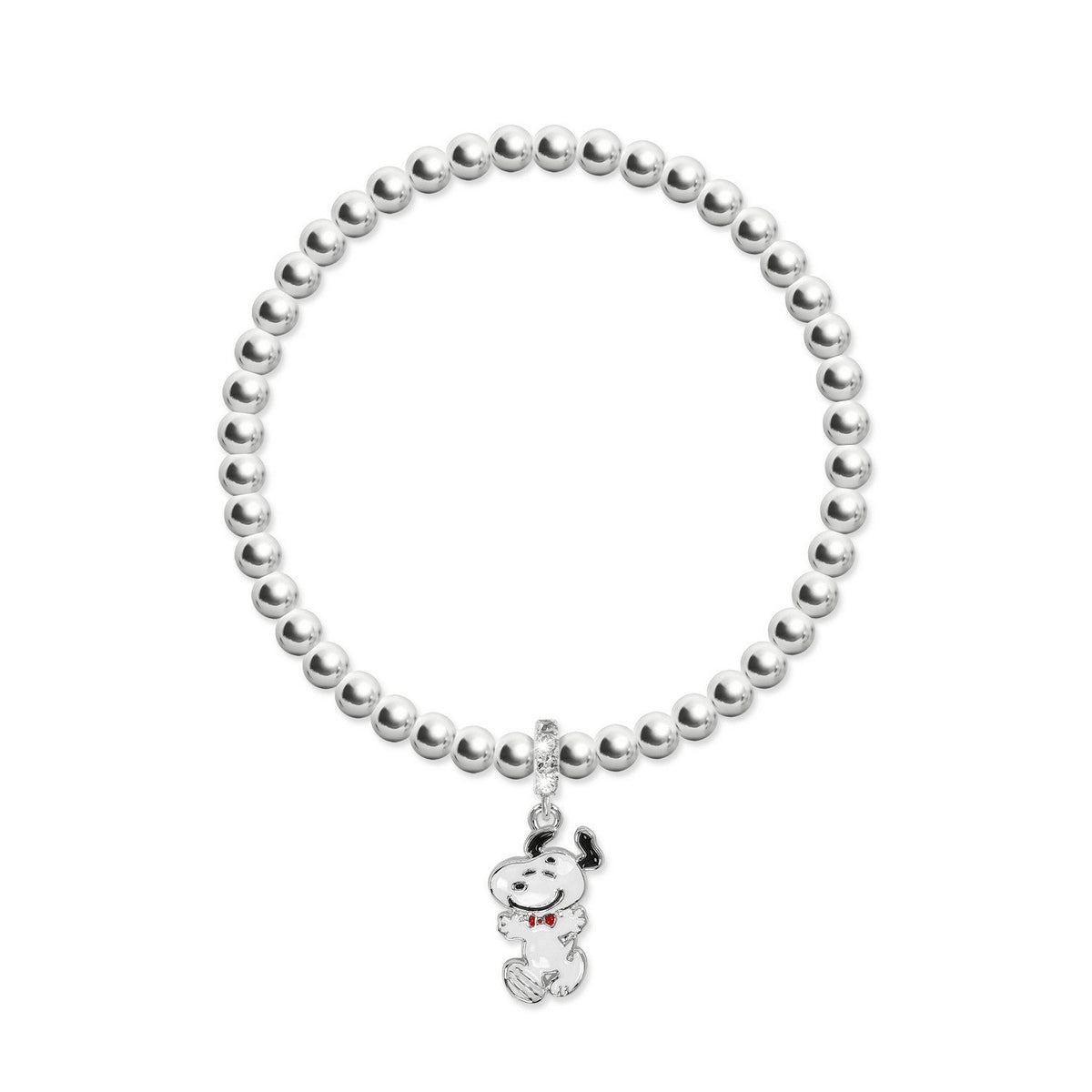Collectable Peanuts Snoopy Charm Silver Beads Sterling Bracelet BF00795SRWL.PH