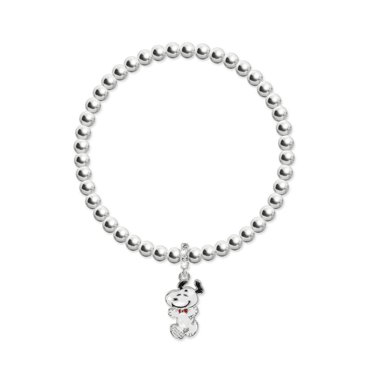 Collectable Peanuts Snoopy Charm Silver Beads Sterling Bracelet BF00795SRWL.PH