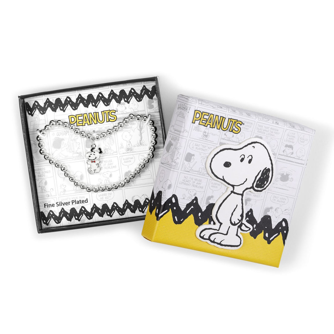 Snoopy Charm Silver Beads Bracelet BF00795SRWL.PH