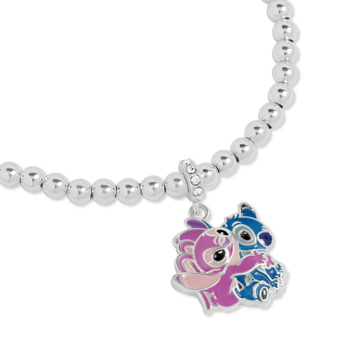 Disney Stitch & Angel Pendant Expander Bracelet BF00806SRWL.PH