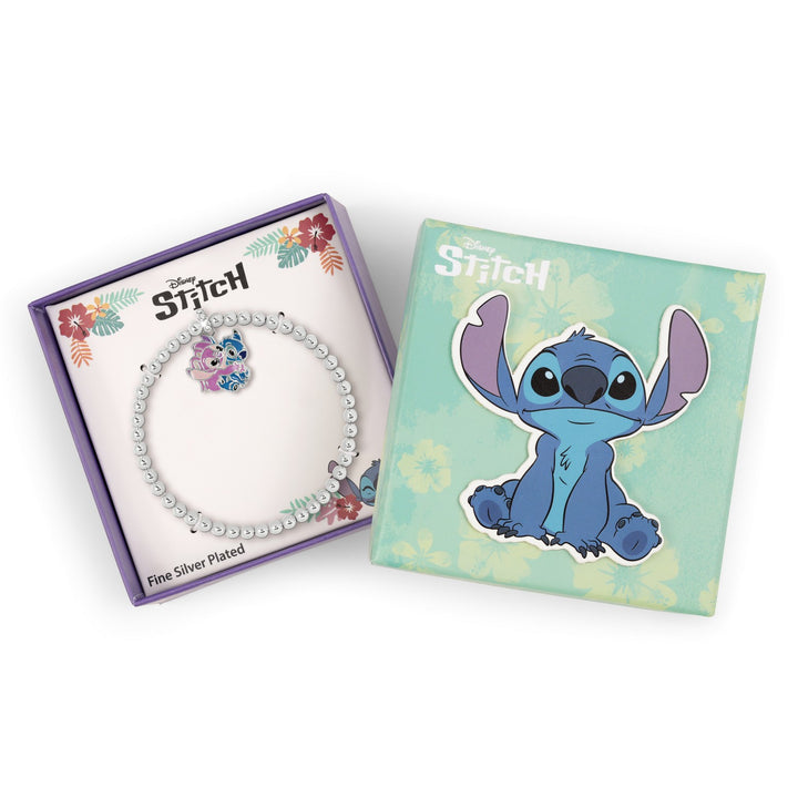 Stitch & Angel Pendant Expander Bracelet BF00806SRWL.PH