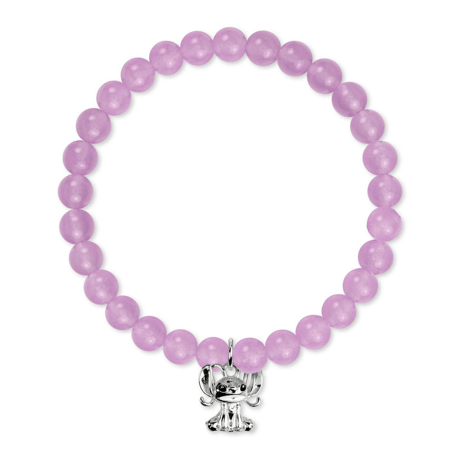 Disney Stitch Angel Charm Silver Beads Sterling Bracelet BF00864SL PH