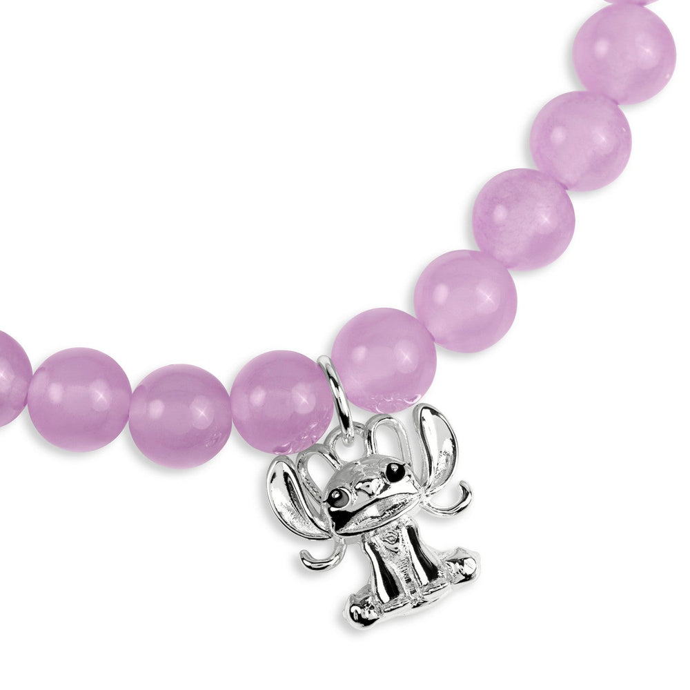 Disney Stitch Angel Charm Silver Beads Sterling Bracelet BF00864SL PH