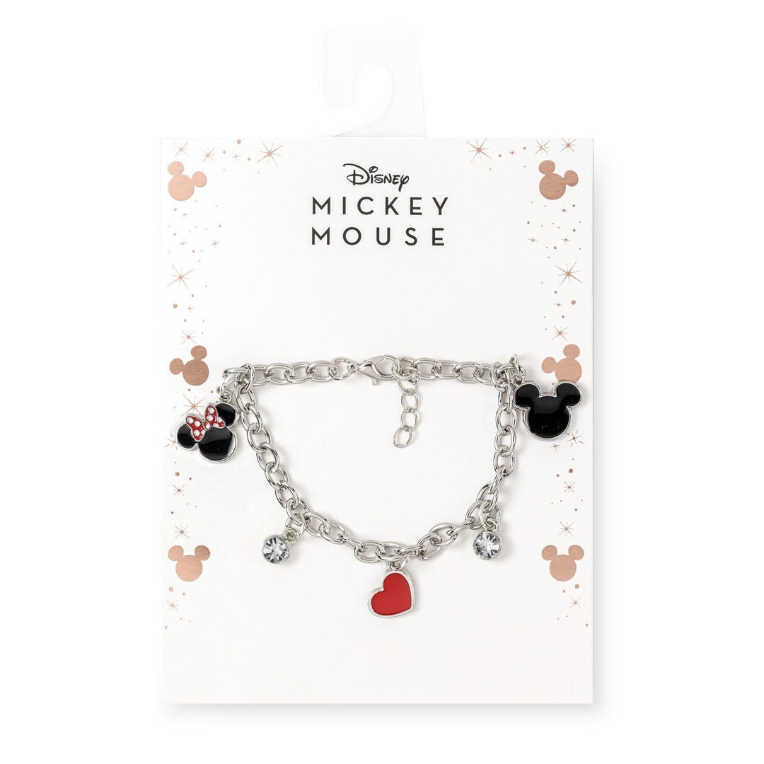 Disney Mickey & Minnie Mouse Charm Bracelet BH00228RL-65.PH