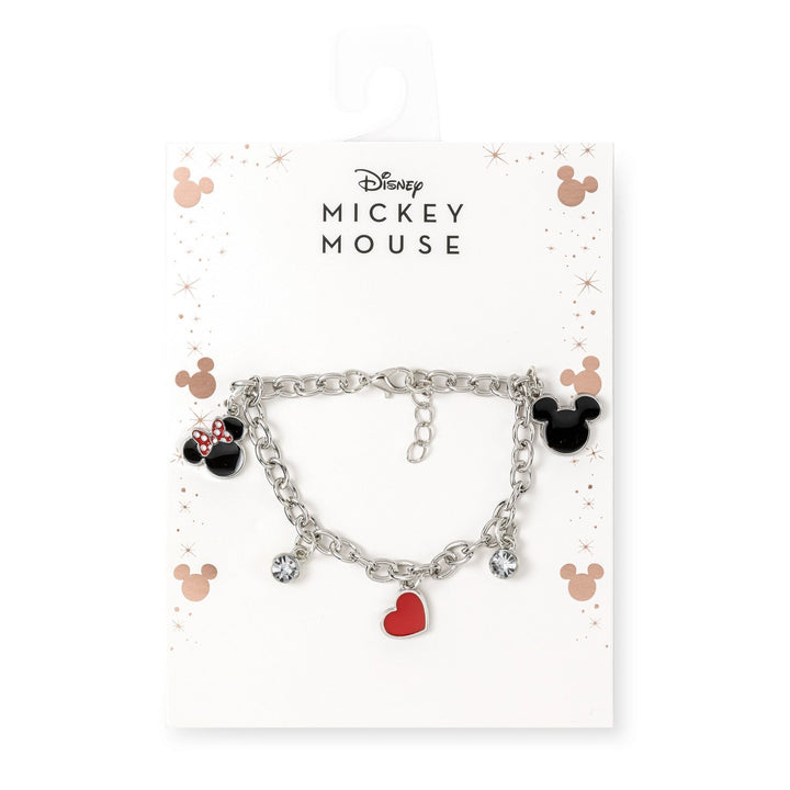 Disney Mickey & Minnie Mouse Charm Bracelet BH00228RL-65.PH