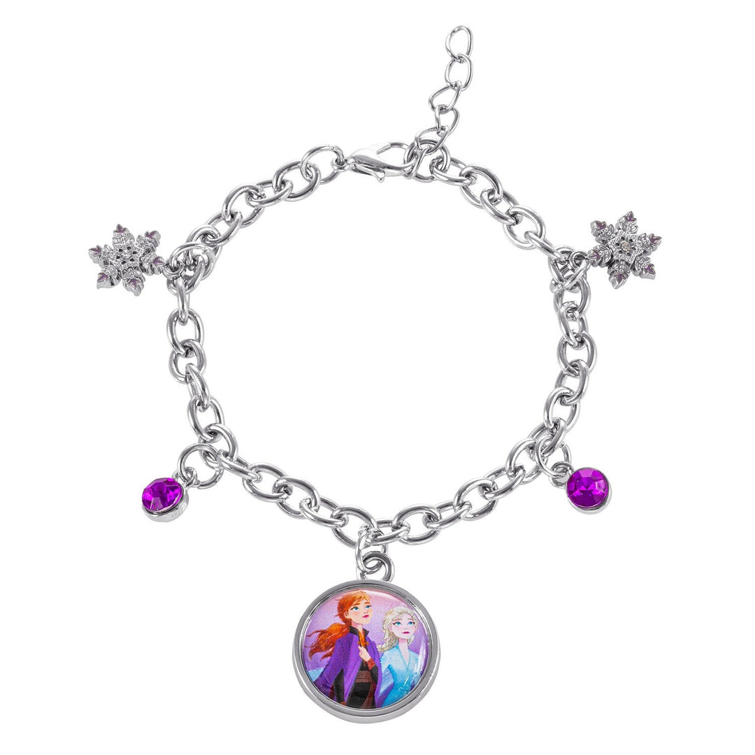 Disney Costume Silver Plated Frozen Charm Sterling Bracelet BH00233RL-65.PA
