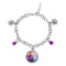Disney Costume Silver Plated Frozen Charm Sterling Bracelet BH00233RL-65.PA
