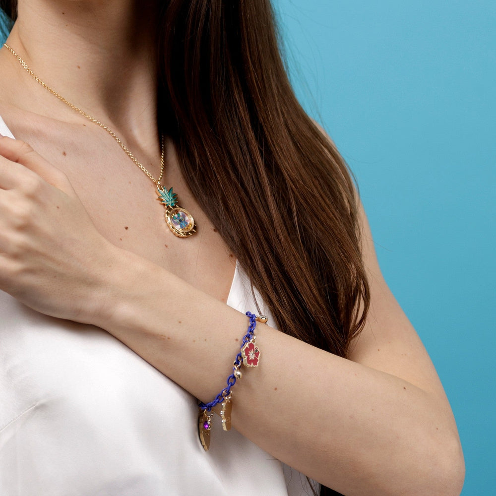 Disney Stitch Multicoloured Enamel Costume Charm Bracelet BH00293YRML-65 PH