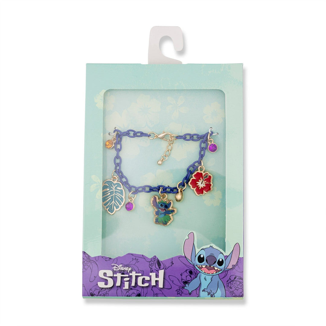 Disney Stitch Multicoloured Enamel Costume Charm Bracelet BH00293YRML-65.PH