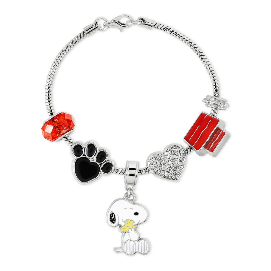 Collectable Peanuts Snoopy Charm Bracelet BH00530RL-7.PH