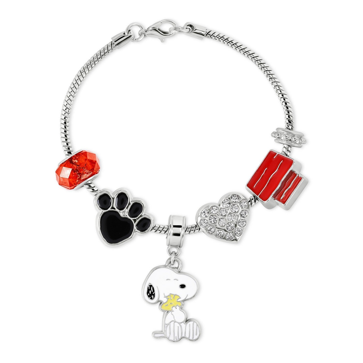 Collectable Peanuts Snoopy Charm Bracelet BH00530RL-7.PH