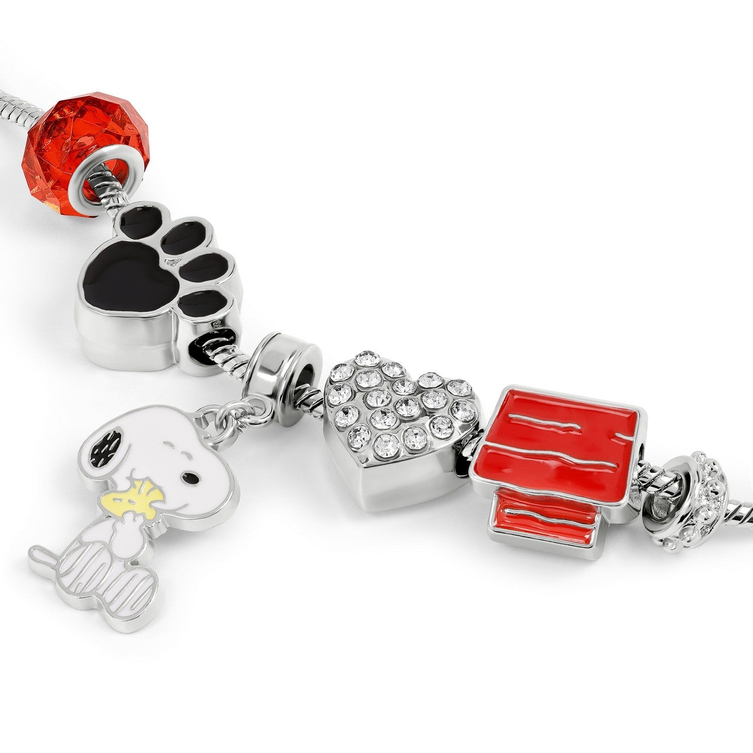 Collectable Peanuts Snoopy Charm Bracelet BH00530RL-7.PH