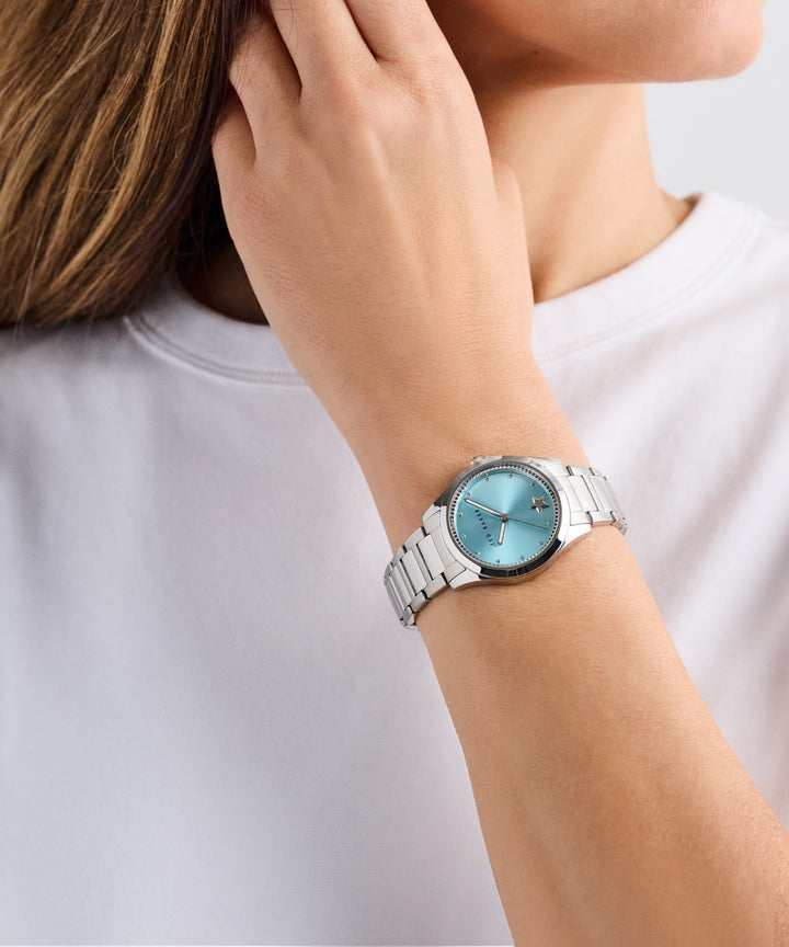 Ted Baker Women’s Fashion 34 mm Light Blue-Green Dial Bracelet Watch BKPCLF507