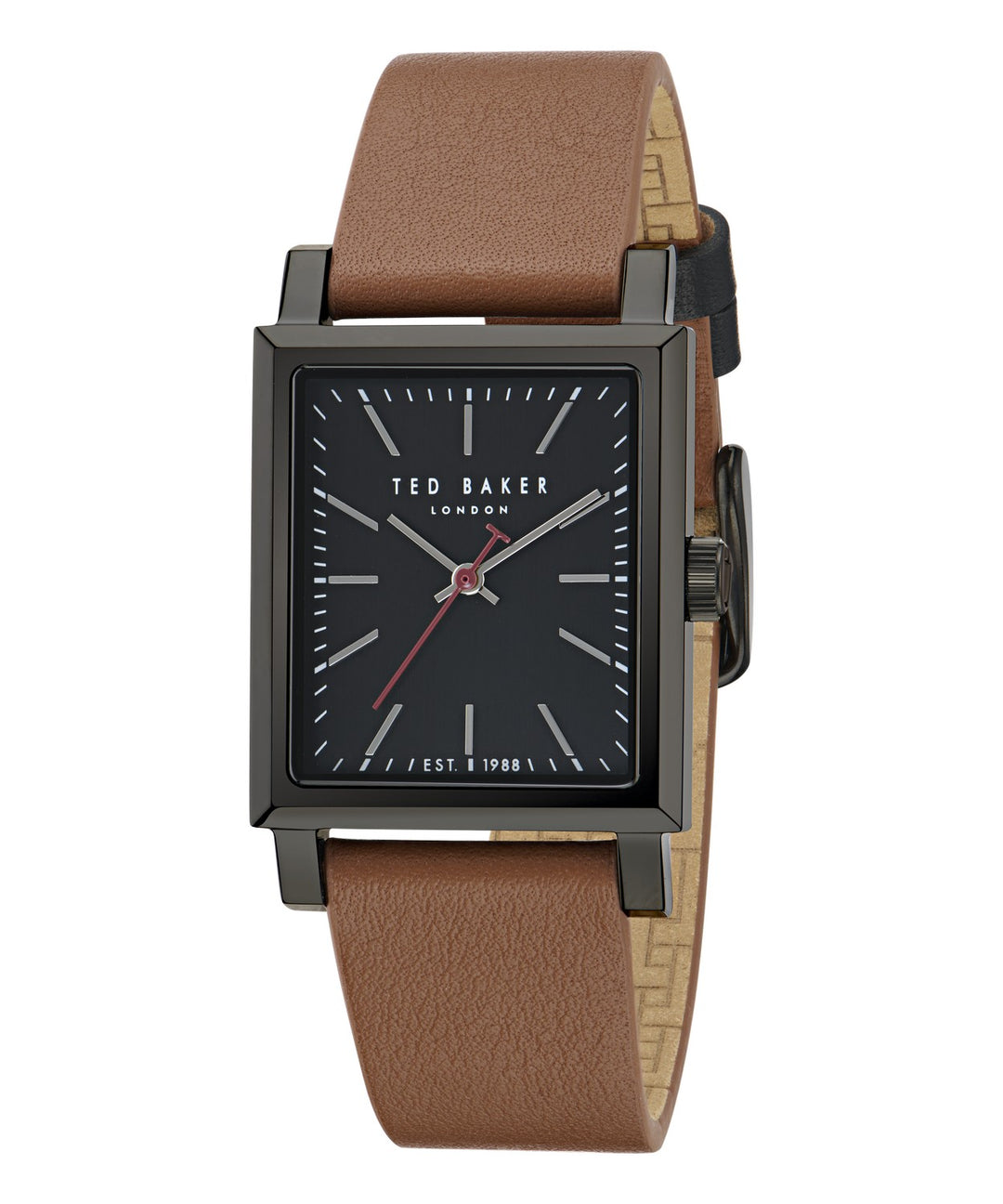Ted Baker Men’s Timeless 26 mm Black Dial Brown Leather Watch BKPJAF503