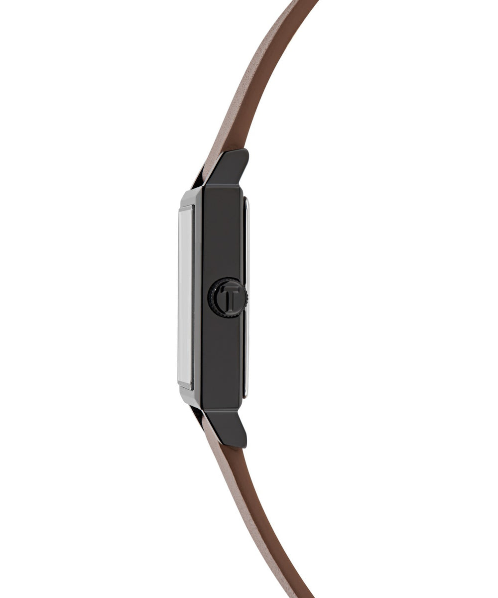 Ted Baker Men’s Timeless 26 mm Black Dial Brown Leather Watch BKPJAF503
